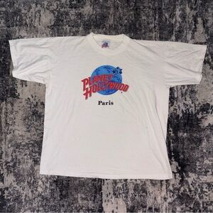 White Planet Hollywood Paris T-Shirt